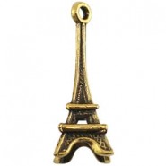 Colgante metálico Torre Eiffel 22mm - Bronce viejo